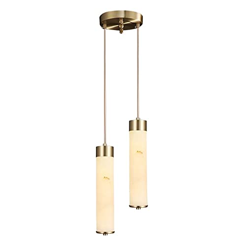 Suspension moderne LED en marbre pour éclairage de bar