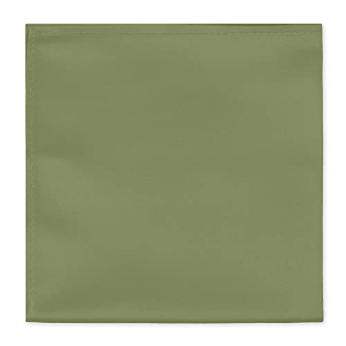 Image of Jacob Alexander Men's Pocket Square Solid Color Handkerchief