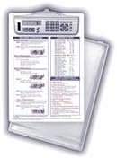 Dental Hygiene Reference Clipboard with Calculator Clip (Shown with Optional Storage Tray which Must be Ordered Separately)