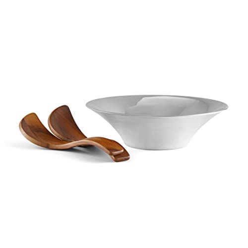 Nambe-Chillable-Salad-Bowl-with-Servers-Large-Chilled-Serving-Bowl-with-Utensils-for-Parties-Refrigerate-to-Keep-Veggie-Fruit-Potato-Pasta-Cold-Designed-by-Scott-Henderson