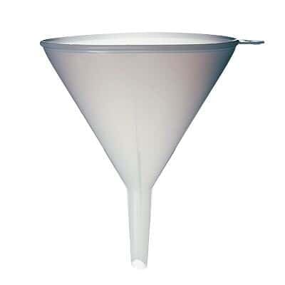 Cole-Parmer Large Industrial-Size Low-Density polyethylene Funnel, 4 L