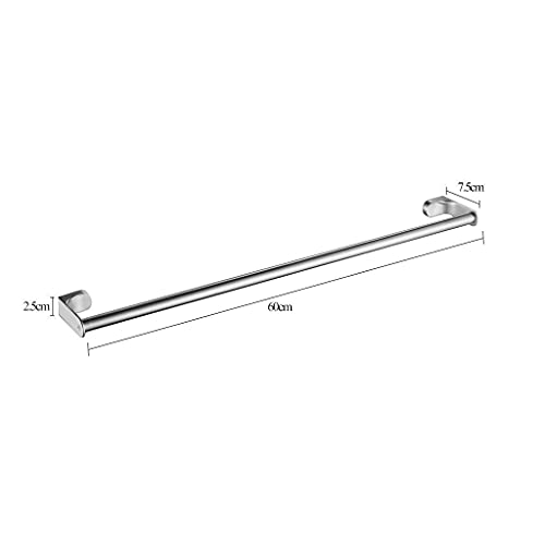 Porte-serviettes durable JCAKES 60 cm à suspendre pour drap de douche
