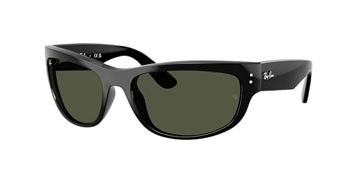 Ray-Ban RB2289 Sunglasses Bundle: RB 2289 MEGA BALORAMA 901/31 Black/Green Crystal Standard and Universal Anti-slip Silicone Leash