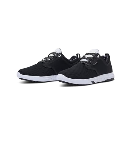 TravisMathew Men's The Daily Pro Hybrid Sneaker, Black/White, 8.5