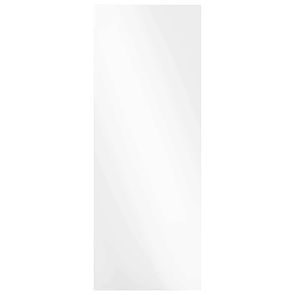 Vidaxl Light Wall Mirror Rectangular 40 X 100 Cm Tempered Glass, Modern Bathroom Mirror, Elegant Wall Decor, Frameless Design Tempered Glass, Minimalist Reflective Piece