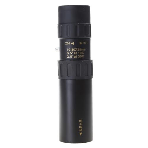 Monocular portátil 10-30x profesional BAK4 lente alcance de visión nocturna para viajes, camping, caza