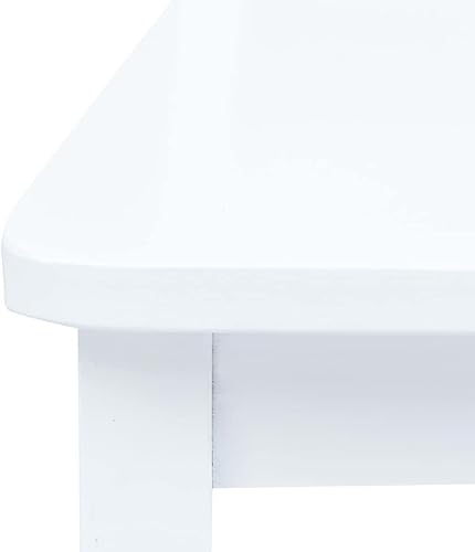 Miniatura 7 de White Solid Rubber Wood Dining Chairs 2-Piece Set Modern Farmhouse Kitchen Furniture for Dining Room Restaurant Comedor