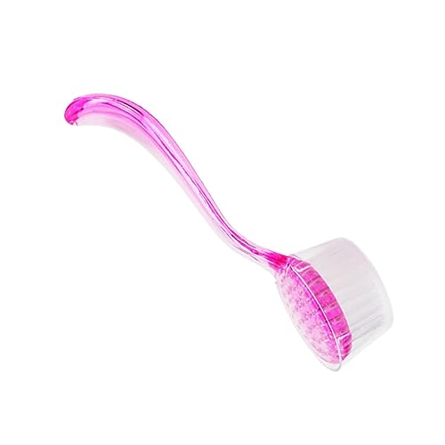 NOLITOY Cepillo para pinceles para uñas acrilicas pinceles uñas acrilicas uñas de gel de luz ultravioleta pegatinas removedor de cepillo para limpieza de uñas