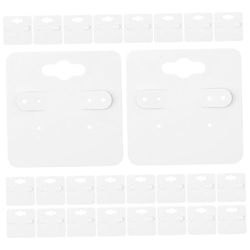 Consejos para Comprar Expositores y envases para bisutería los 10 mejores. 46 jojofuny 100piezas Tarjetas De Exhibición De Aretes Cartón Para Joyería Diseño Elegante