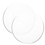 ULDIGI 2 Stück Aromatherapie Glas Schale Transparent Ersatz Duftwärmer Teller für Wachsschmelzer und Duftöl Aromalampe mit Natürlichem Hut-Design Vielseitig Kompatibel Leicht zu Reinigen