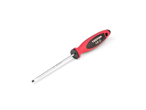 Image of TEKTON 1 /8 in. Slotted Screwdriver (4 in. Shank) | DWS07308