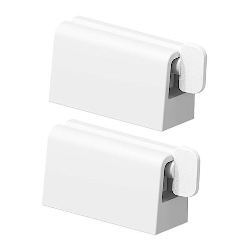 CLISPEED Bathroom Toothpaste Dispenser Squeezer Wall-Mounted Corner- Material for Easy Squeeze