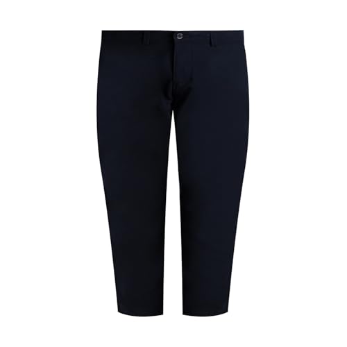 Image of BASICS Premium Cotton Stretch Formal Trousers for Men | Office Pants