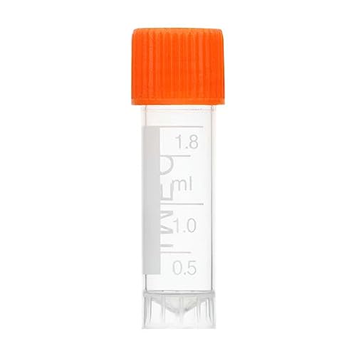 Cryogenic Vials 2ml - Cryo Tubes with Screw Caps - Self...