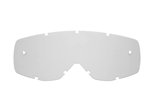 Visiera antinebbia Seecle.it SE-415132-HZ Lente di ricambio trasparente works, compatibile per occhiale/maschera motocross Scott Primal Hustle Tyrant Split