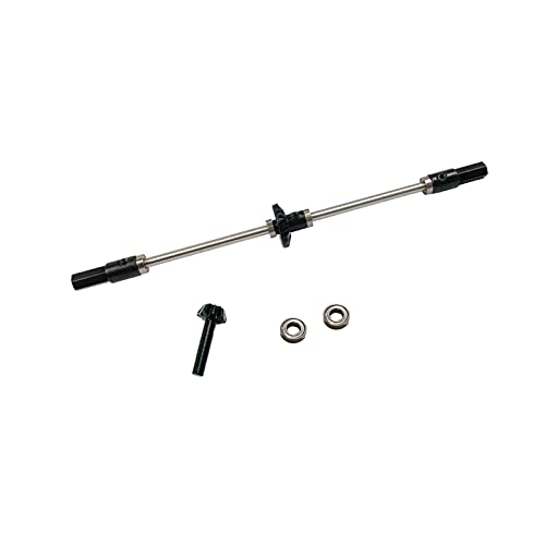 NIDUNO Essieu de Pont engrenage de métal 1set Upgrade pour WPL B1 B-1 B14 B-14 B24 B-24 C14 C-14 C24 C-24 RC Pièces de Rechange de Voiture en métal Essieu arrière Avant (Taille : Rear)