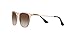 Ray-Ban RJ9060S Erika Round Sunglasses, Transparent Light Brown/Brown Gradient, 50 mm