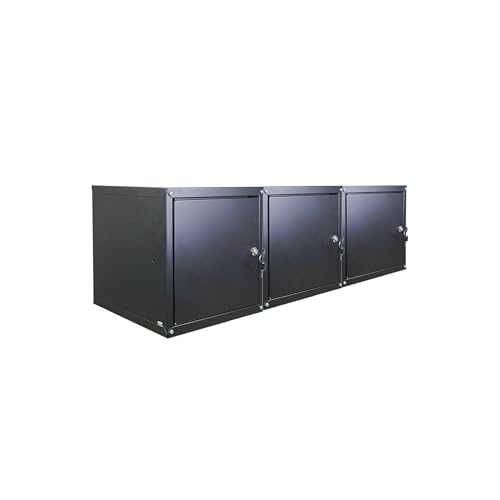 PROREGAL Mega Deal 3X Schließfachwürfel Cubic HxBxT 45x45x45cm...