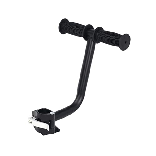 DYNWAVE Bike Handrail Bicycle Handrail Accessory Nonslip Gripping, Soft Rubber, Back Seat Armrest Bike Kids Seating Hand Rest, Without Screw