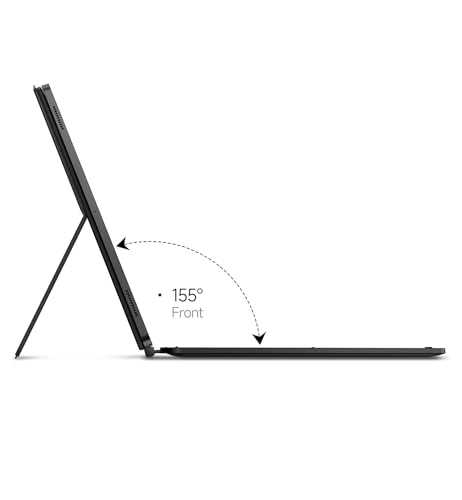 Image of Dexnor Keyboard Case for Samsung Galaxy Tab S10 Ultra / S9 Ultra 14.6 Inch Magnetic Detachable Book Cover Style Keyboard Multi-Touch Trackpad Backlit S Pen Holder-Black
