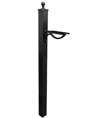 Special Lite Springfield Mailbox Post - Oil Rubbed Bronze Aluminum Post for Curbside Mailbox - SPK-710-ORB