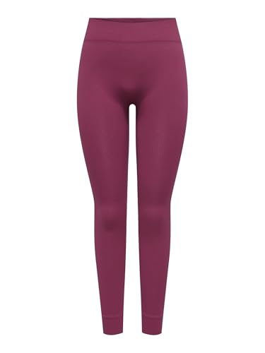 Collant Noos ONLY Onpjaia résistant bordeaux fini les mailles filées pour femme XS-S