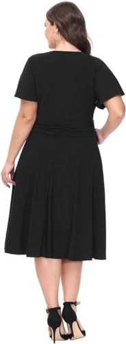 Image of TASHVIKA'S Women's Fit & Flare Midi Dress