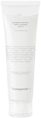 Transparent Lab Blemish Control BHA Cleanser PH 3.5 - Limpiador f...