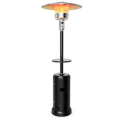 COSTWAY 50000 BTU Propane Patio Heater with Drink...