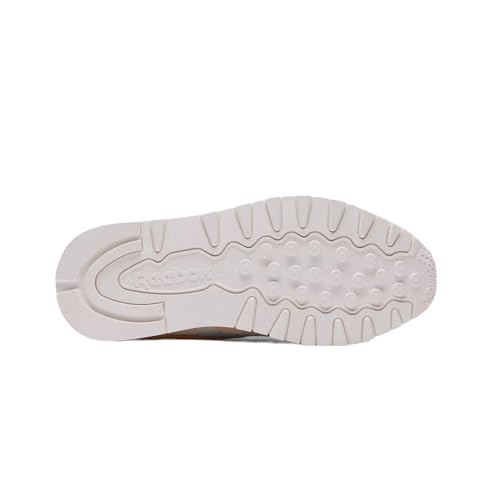 Image of Reebok Women's Classic Leather Sneaker, Chalk Washed Clay Soft Blue, 8.5