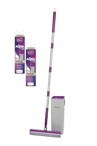 Aqua Mop Temizlik Seti + 2 Adet Yedek Mop Avantaj Paketi