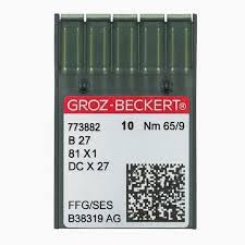 Groz-Beckert B-27 DCX27 DCX1 Overlock Serger Industrial Sewing Machine Needles (65/9)