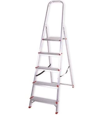 SCALA DOMESTICA IN ALLUMINO (Gradini 3 - H. terra/piattaforma 54,5 cm.)