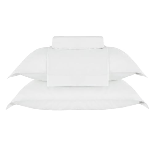 Buddemeyer Jogo de Cama Queen Soft Cotton 100% Algodão Prata 4 Peças