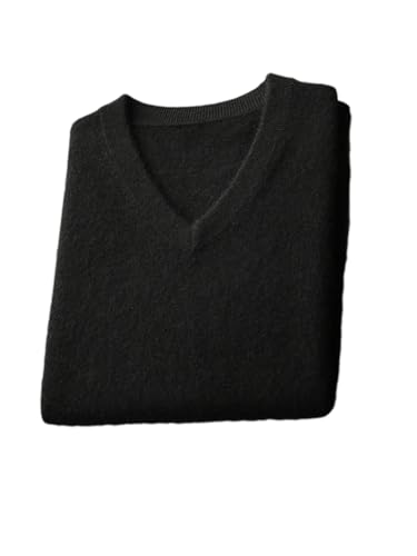 Men Wool Vests V-Neck Sleeveless Pullover Sweater Knit Casual Waistcoat