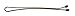 Comair 3150102 - Fermagli per capelli 'Classic', 500 pezzi, 48 mm, colore: Marrone immagine