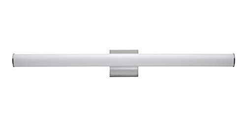 Image of Maxim Lighting Rail 36 inch Bath Vanity Light | Polished Chrome Aluminum Finish | Transitional Indoor Light Fixture | Ideal for Bathrooms & Powder Rooms | Dimmable Damp Rated | 52104PC
