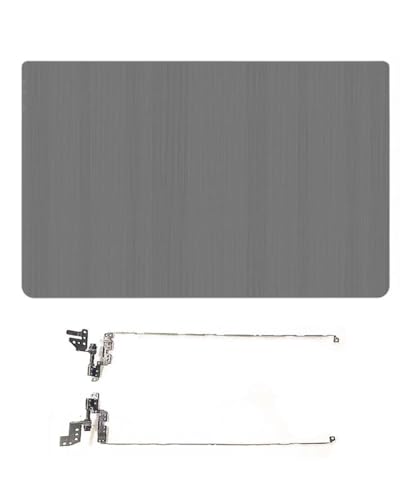Wanghuih 15.6" Lcd Back Cover Top Lid + Screen Hinges Compatible With Lenovo Ideapad 15S 3-15Itl6 3-15Ada6 3-15Alc6 Laptop Gray