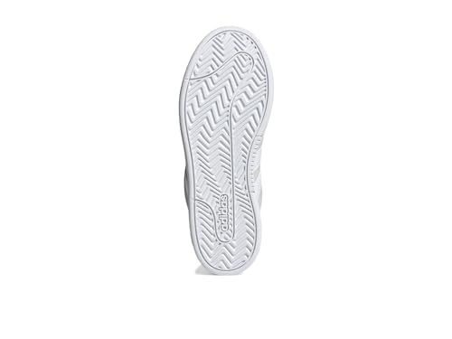 adidas Grand Court Alpha 00s Tênis feminino, cinza/branco/prata metálico, 39, Cinza/branco/prata met