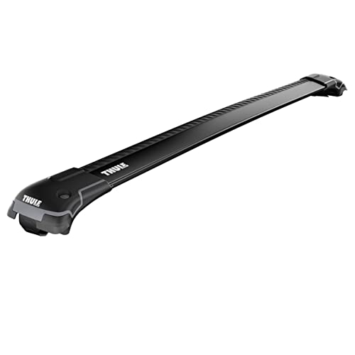 Thule 7501B AeroBlade Edge Raised Rail (1-Bar), Black, Small