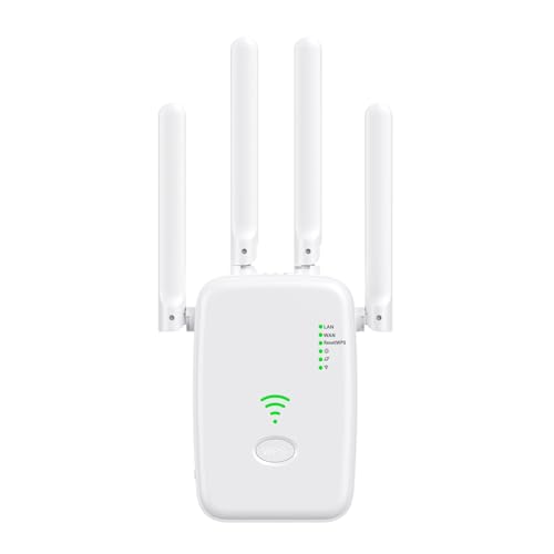 Wifi Booster, Amplificador de señal WiFi para el hogar, Extensor de red, Extensor WiFi de larga distancia Amplificador de señal 300 Mbps Amplificador de señal inalámbrico repetidor para el hogar