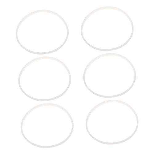 CIYODO 6Pcs Silicone Gasket Replacement for Juicer Sealing Ring for Efficient Juicing Kitchen Accessory for Smoothies and Juicing Applications