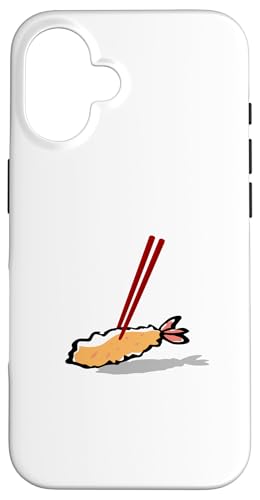 日本食 プレゼント エビフライ えびの天ぷら スマホケース iPhone 16 用