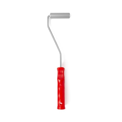 pennellificio 2000 | Rodillo pequeño soplador de burbujas profesional con estrella de aluminio, elimina burbujas, longitud 7 cm, diámetro 20 mm y altura dientes 3 mm