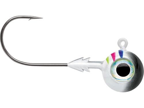 Jig Tungstène Lune Eye 3/8 pour pêcher les carnassiers méfiants dans les zones sombres
