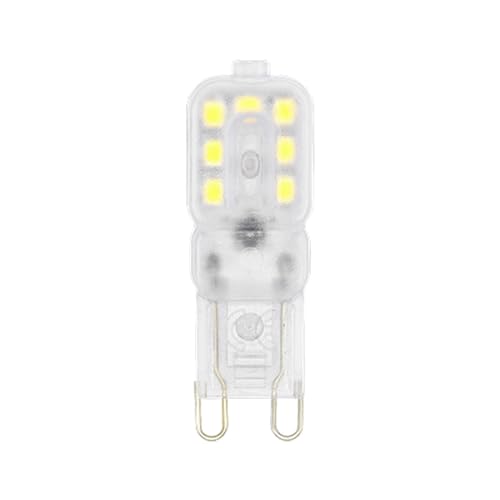 Baoblaze 10pcs G9 LED Lâmpada 220V Lâmpada de Milho para Arandelas de Parede Internas E Externas Dom
