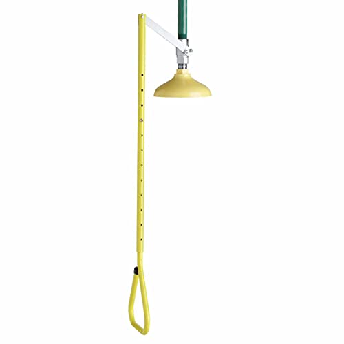 Speakman SE-220-ADA Lifesaver Wheelchair Accessible Vertical Supply Emergency Shower, Yellow