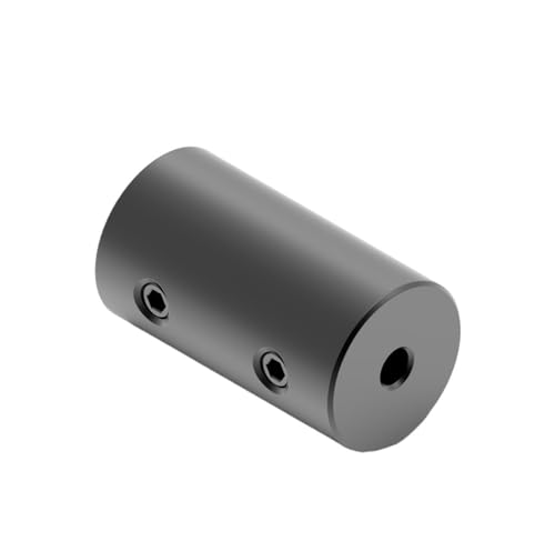 Rigid coupling,Stainless steel rigid coupling 1pcs D14L25 Aluminum Alloy Couplings Black Flexible Shaft Coupler 3D Printers Stepper Motor Parts(5mm to 5mm)