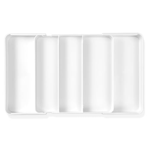 WUFANC 2 Piezas Organizador Cajones Cocina Utensilios, Cubertero Extensible