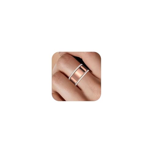 ZOOROO 2�p�b�N 14K �����b�L �X�^�b�L���O�����O Oura Ring Gen 4/Oura Ring Gen 3�p�A�L���[�r�b�N�W���R�j�A �͑��_�C�������h Oura �X�^�b�N�����O �����p, 11, ���[�Y�S�[���h, �L���[�r�b�N�W���R�j�A